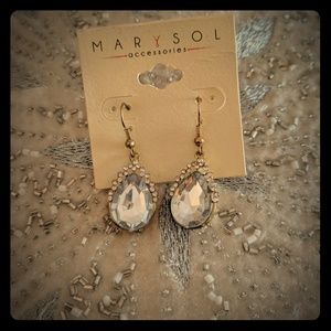 3 for $10 antique gold and rhinestone earrings